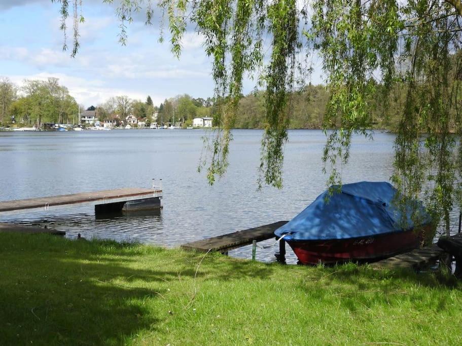 Dachwohnung Mit Wasserblick Und Eigenem Bootssteg Berlin Exteriör bild